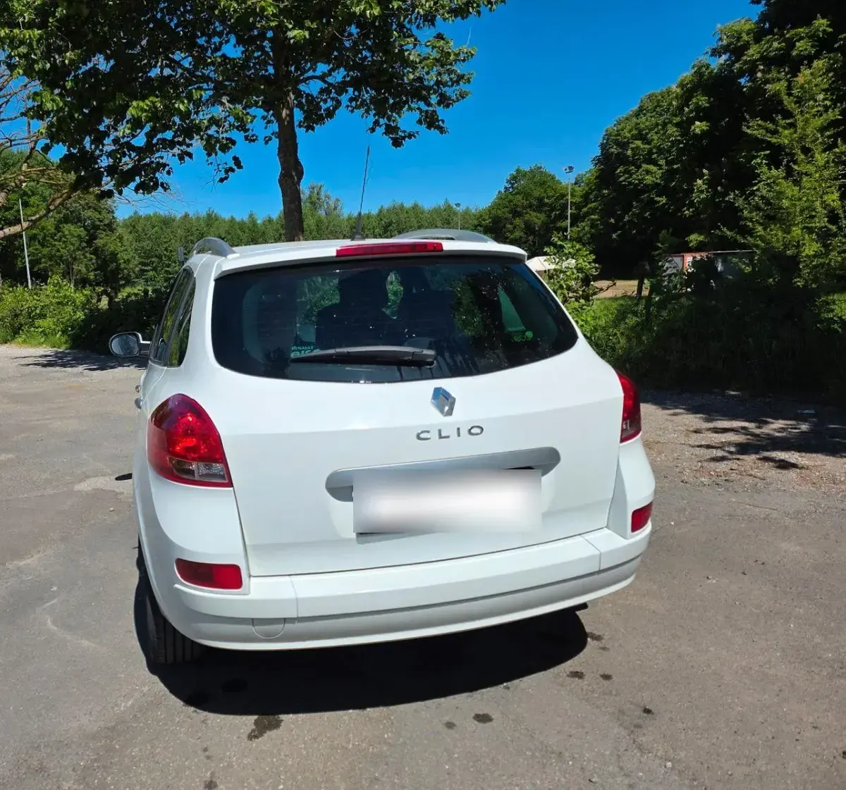 Gebraucht Renault Clio GrandTour Dynamique 101 PS (74 kW) 2010 Weiß Kombi