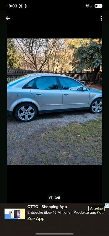 Gebraucht Audi A4 131 PS (96 kW) 2001 Silber Limousine