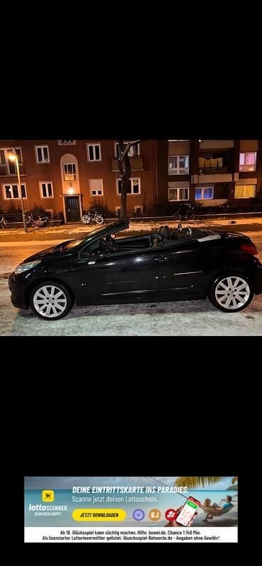 Gebraucht Peugeot 207 CC 120 PS (88 kW) 2011 Schwarz Cabrio
