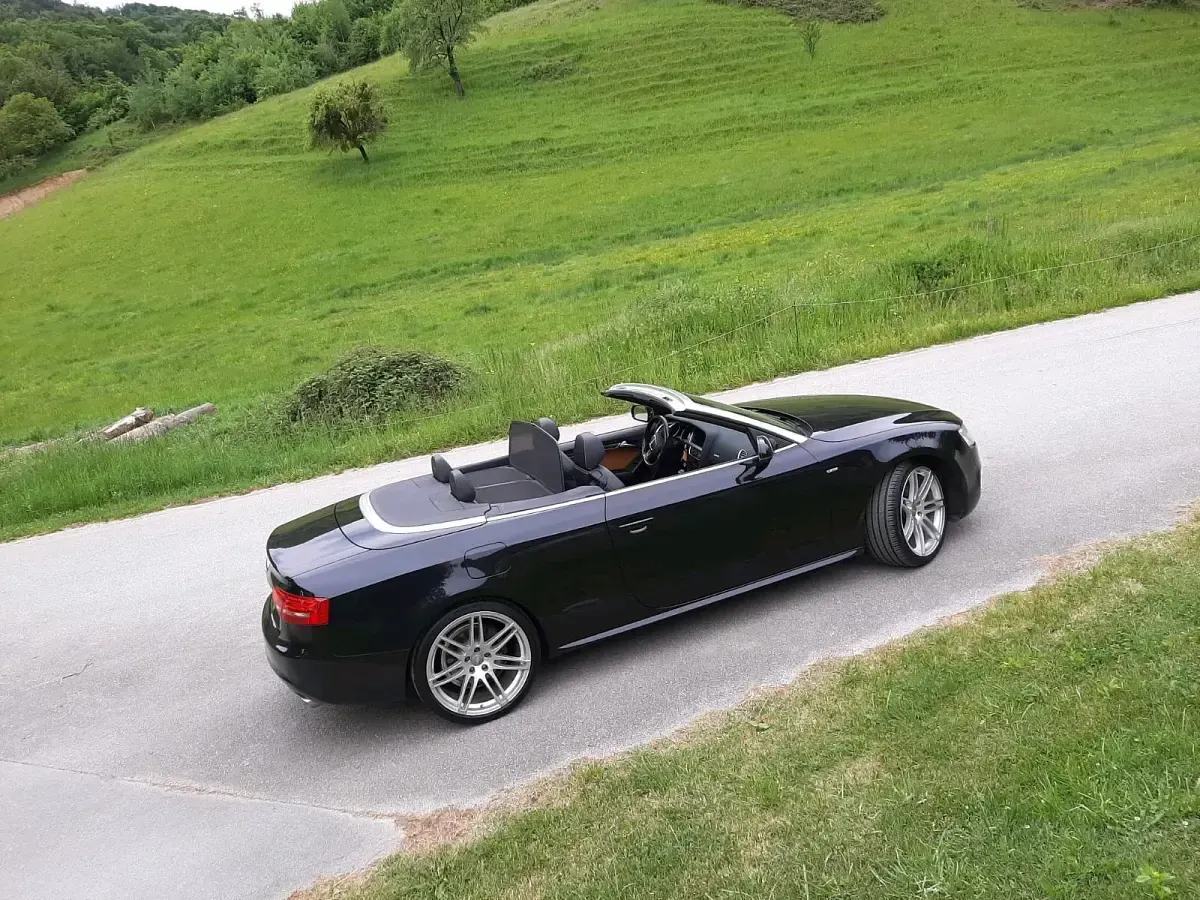 Gebraucht Audi A5 Cabriolet S-Line 260 PS (191 kW) 2011 Schwarz Cabrio