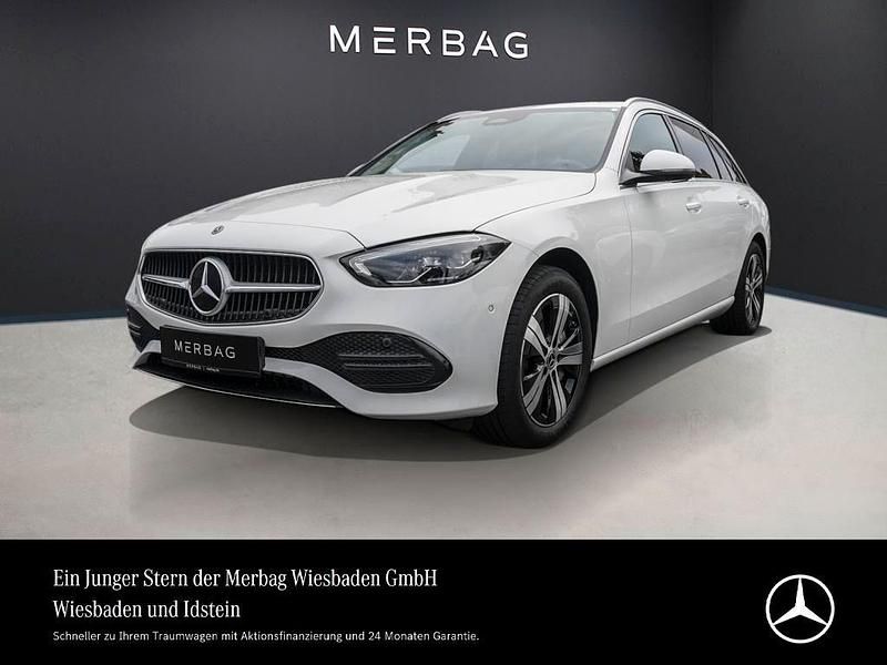 Polarweiß Gebraucht 2023 Mercedes C300e Avantgarde Kombi | 32.880 € (Superpreis) - Bild 1/4