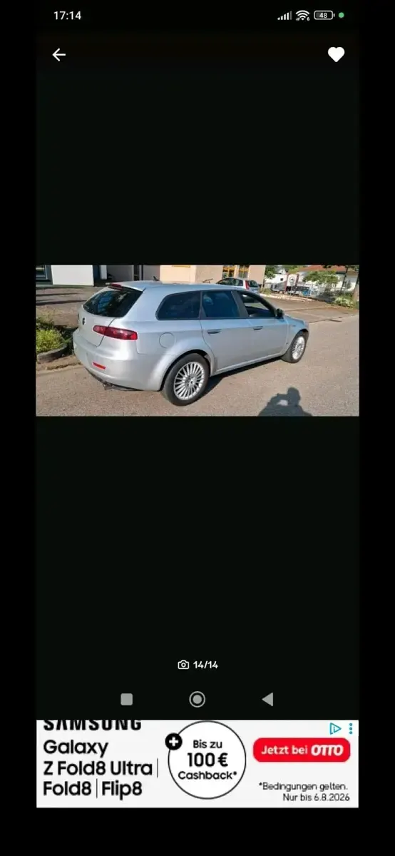 Gebraucht Alfa Romeo 159 185 PS (136 kW) 2007 Silber Kombi