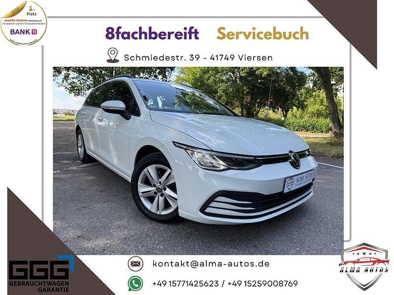 Weiß Gebraucht 2021 VW Golf VIII Kombi | 11.300 € (Teuer) - Bild 1/4