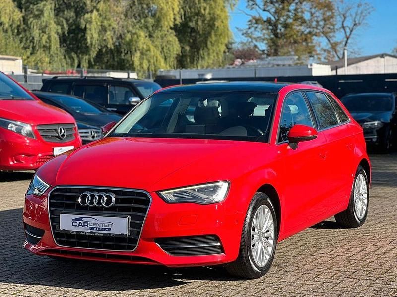 Rot Gebraucht 2016 Audi A3 Sportback Ambiente Limousine | 13.900 € (Fairer Preis) - Bild 1/4