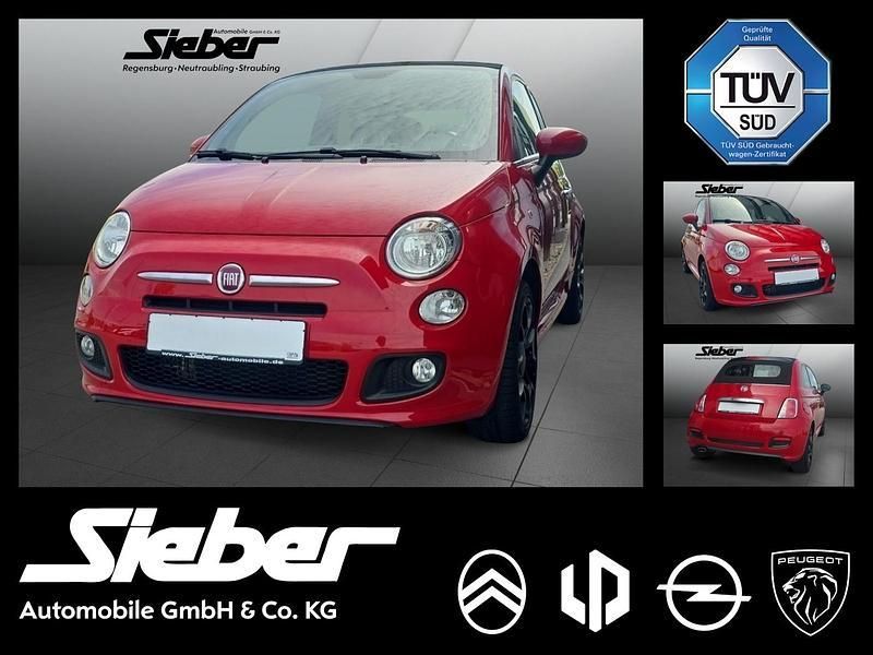 Rot Gebraucht 2014 Fiat 500 Sport Cabrio | 7.490 € (Fairer Preis) - Bild 1/4
