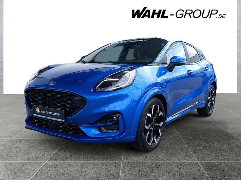 Blau Gebraucht 2021 Ford Puma Gen-E ST-Line X SUV | 18.900 € - Bild 1/4