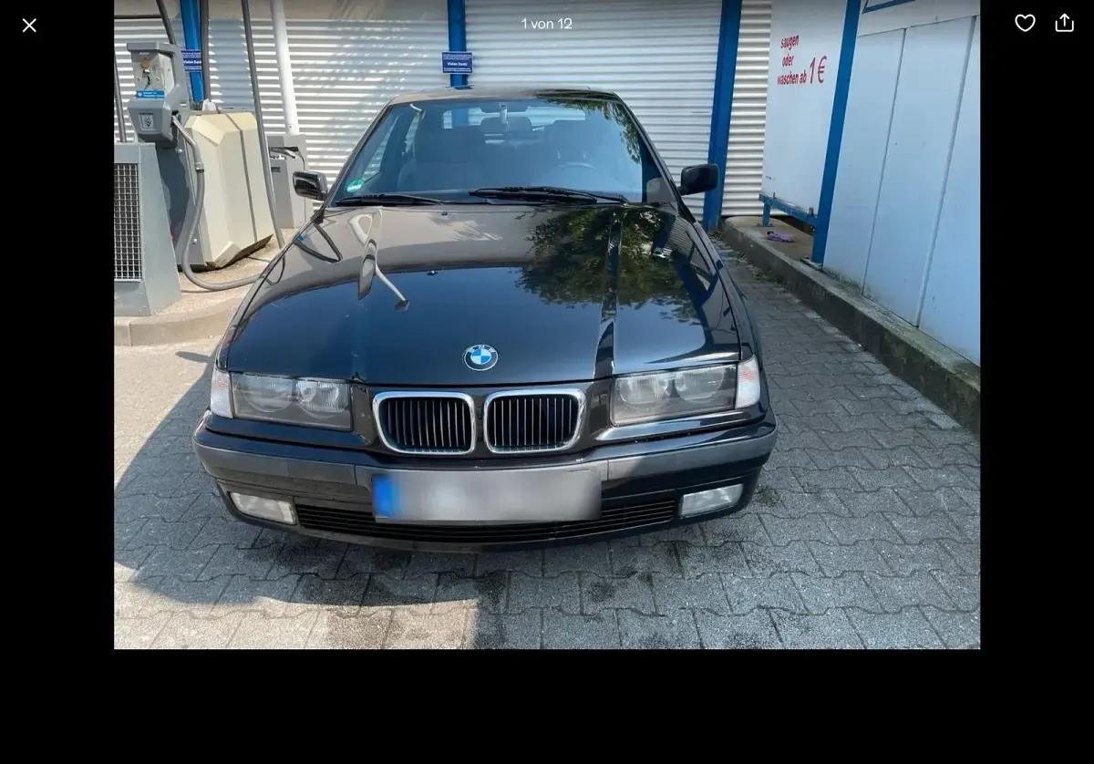 Gebraucht BMW 323 Compact 170 PS (125 kW) 1998 Schwarz Kleinwagen