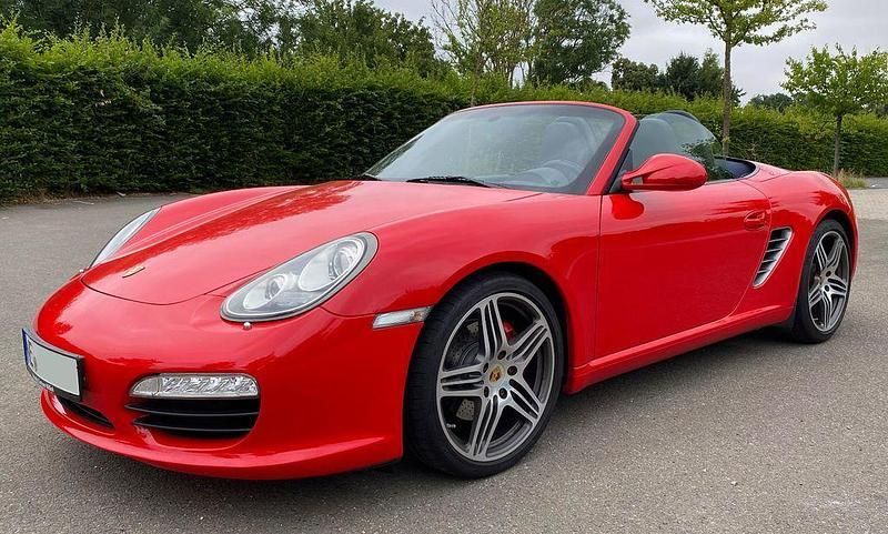 Rot Gebraucht 2009 Porsche Boxster S Chrono Cabrio | 39.900 € (Teuer) - Bild 1/4