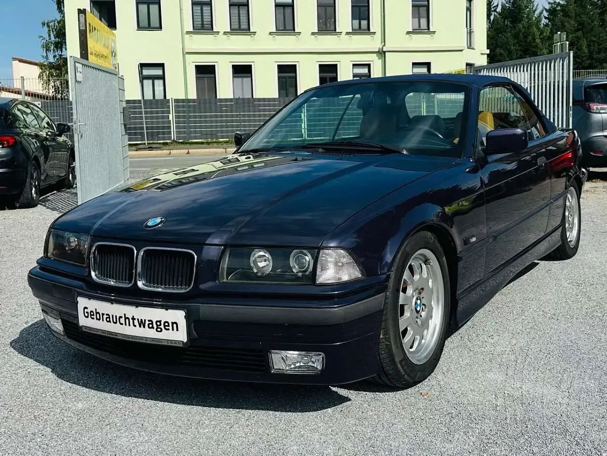 Gebraucht BMW 320 Cabriolet Sport Line 150 PS (110 kW) 1995 Blau Cabrio