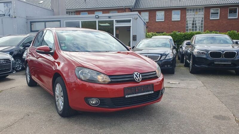 Gebraucht VW Golf VI Team 86 PS (63 kW) 2010 Rot Kleinwagen