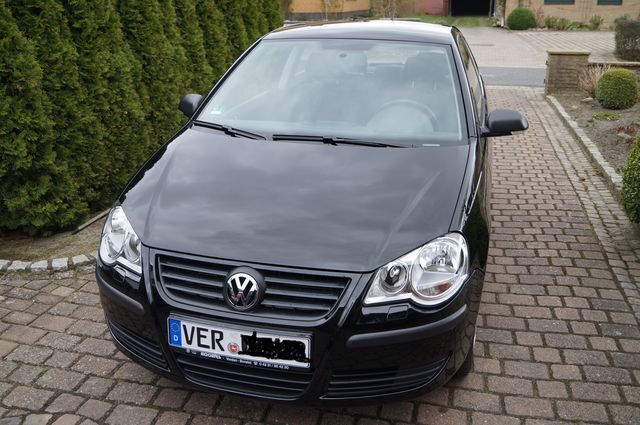 Gebraucht VW Polo Trendline 82 PS (60 kW) 2009 Schwarz Kleinwagen