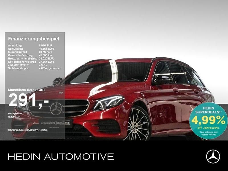 Rot Gebraucht 2019 Mercedes E450 AMG Kombi | 33.950 € (Fairer Preis) - Bild 1/4