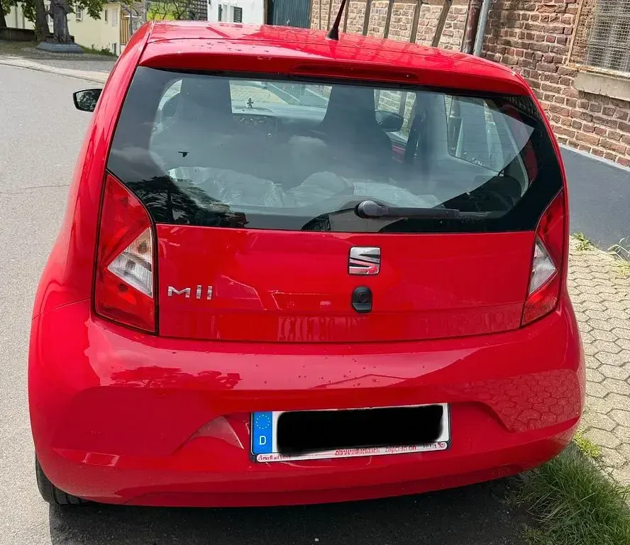 Brugt Seat Mii Reference 60 HK (44 kW) 2014 Rød Hatchback