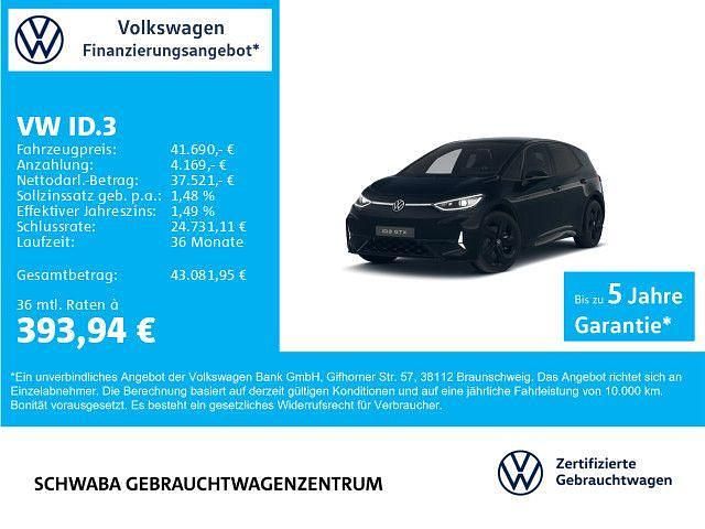 Gebraucht VW ID.3 GTX 210 kW (286 PS) 2025 Schwarz Kleinwagen