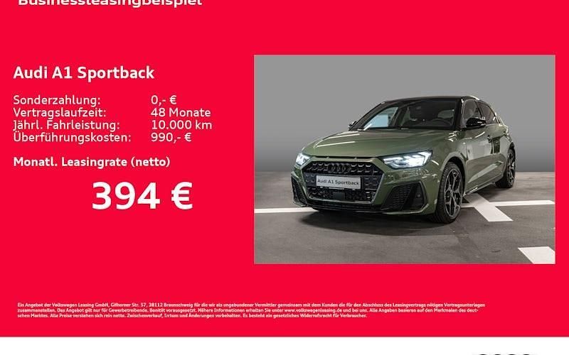 Grün Neu 2025 Audi A1 Sportback S-Line Kleinwagen | 37.497 € (Etwas zu teuer) - Bild 1/4