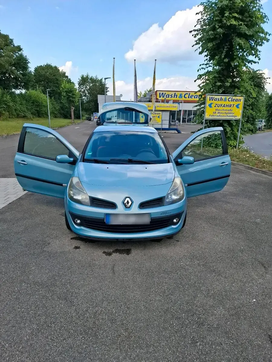Gebraucht Renault Clio III 2007 Blau Kleinwagen