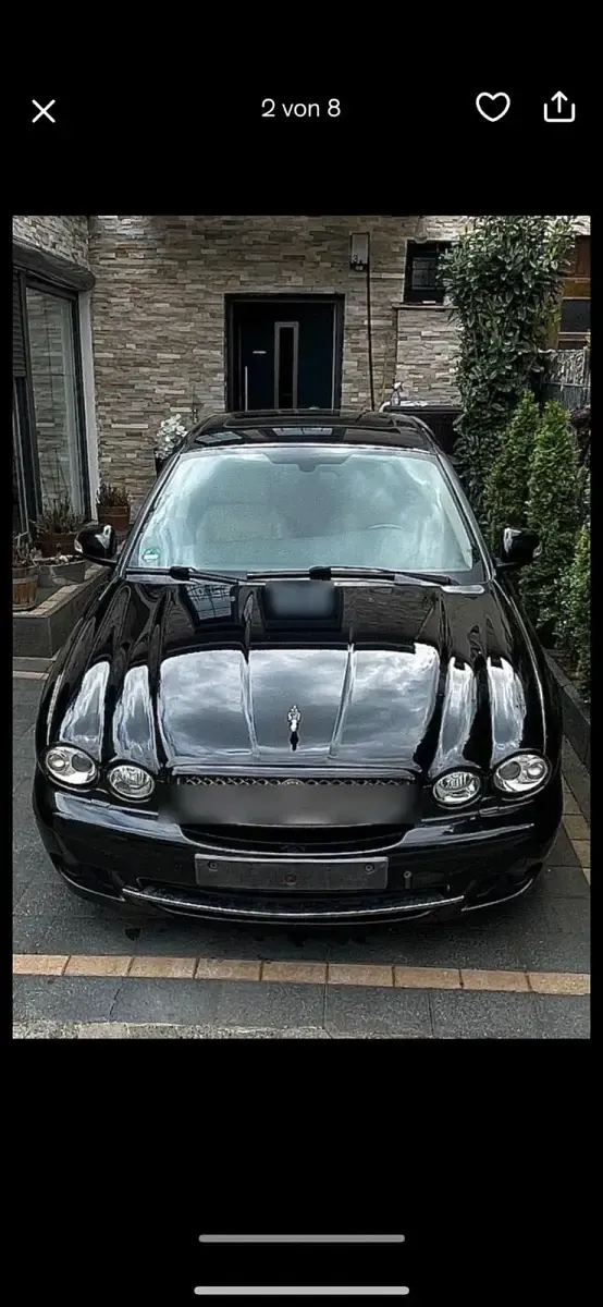 Gebraucht Jaguar X-type Executive 145 PS (106 kW) 2008 Schwarz Limousine