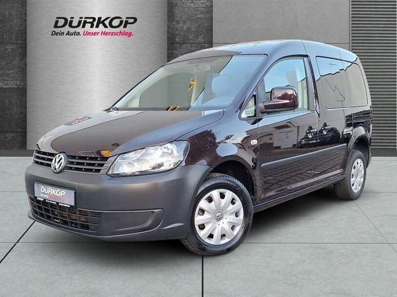 Black berry metallic Gebraucht 2013 VW Caddy Trendline Van / Kleinbus | 12.990 € (Teuer) - Bild 1/4