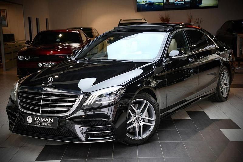 Obsidianschwarz Gebraucht 2019 Mercedes S560 AMG Limousine | 63.850 € (Fairer Preis) - Bild 1/4