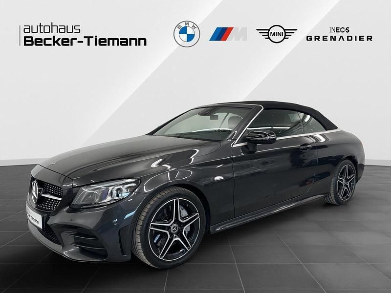 Grau Gebraucht 2020 Mercedes C300 AMG line Cabrio | 33.999 € (Fairer Preis) - Bild 1/4