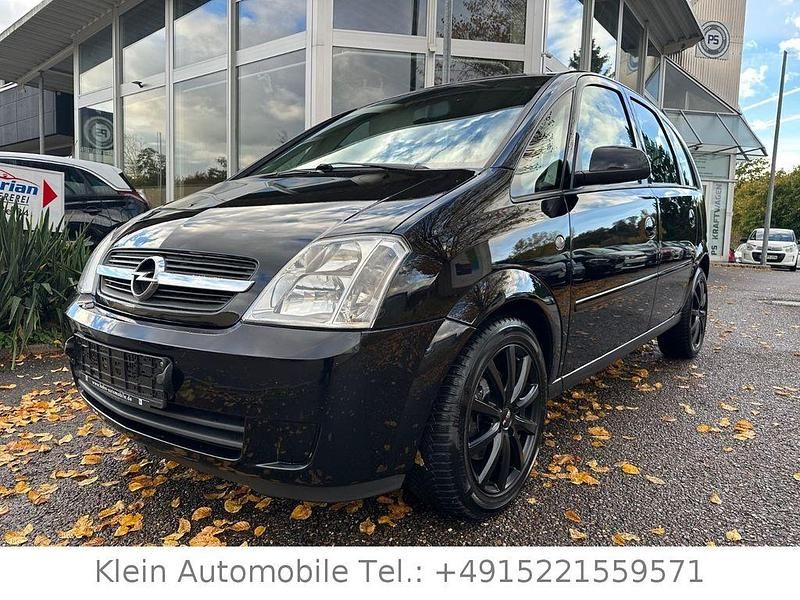 Saphirschwarz/black sapphire Gebraucht 2005 Opel Meriva Edition Van / Kleinbus | 2.299 € (Fairer Preis) - Bild 1/4
