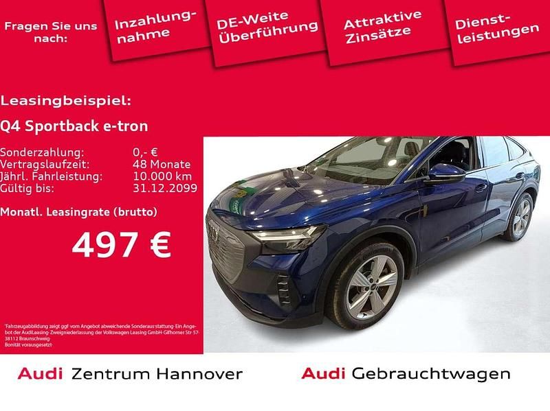 2d navarrablau metallic Gebraucht 2022 Audi Q4 e-tron SUV | 28.990 € (Guter Preis) - Bild 1/4