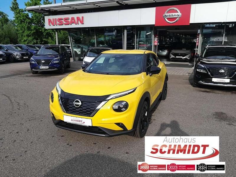 Gelb Gebraucht 2024 Nissan Juke Tekna SUV | 26.990 € (Etwas zu teuer) - Bild 1/4