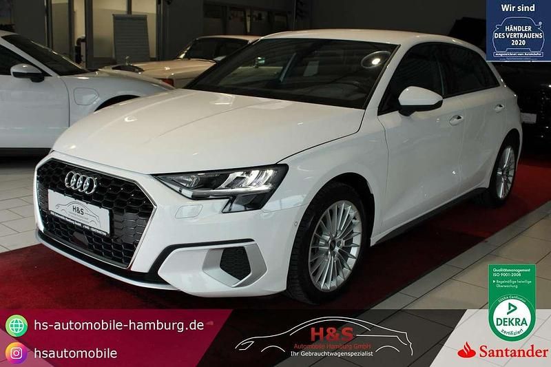 Ibisweiß Gebraucht 2023 Audi A3 Sportback Advanced Kombi | 24.900 € (Guter Preis) - Bild 1/4
