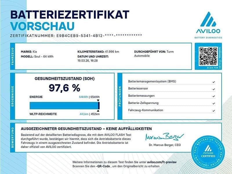 Gebraucht Kia Soul EV 150 kW (204 PS) 2022 Schwarz SUV