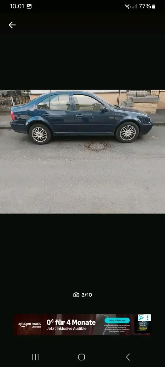 Gebraucht VW Bora 1999 Blau Limousine