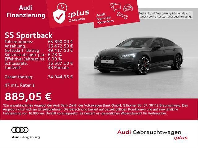 Schwarz Gebraucht 2024 Audi S5 Sportback Sport Kleinwagen | 65.890 € (Fairer Preis) - Bild 1/4