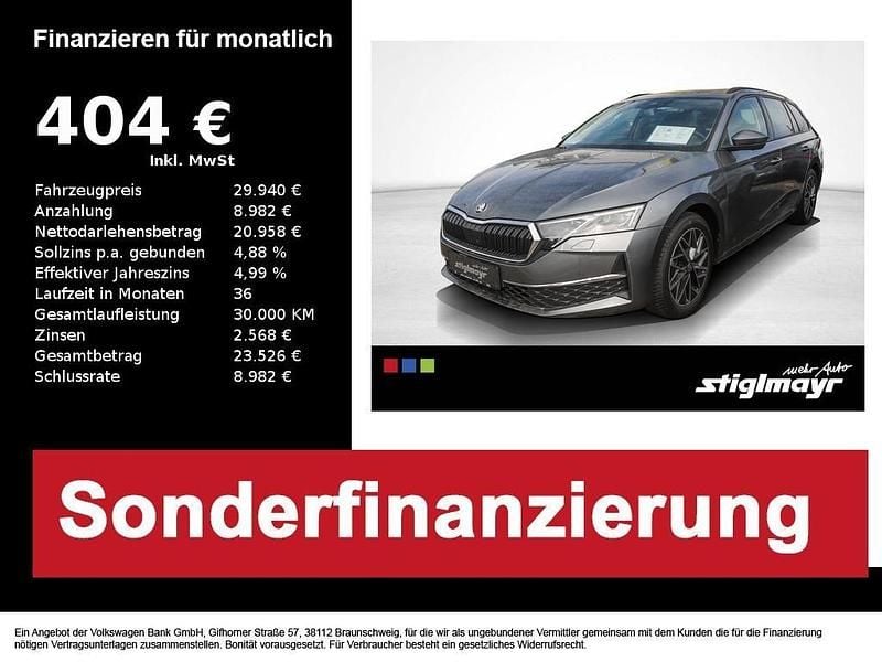 Gebraucht Skoda Octavia Selection 150 PS (110 kW) 2024 Graphitegrau metallic Kombi
