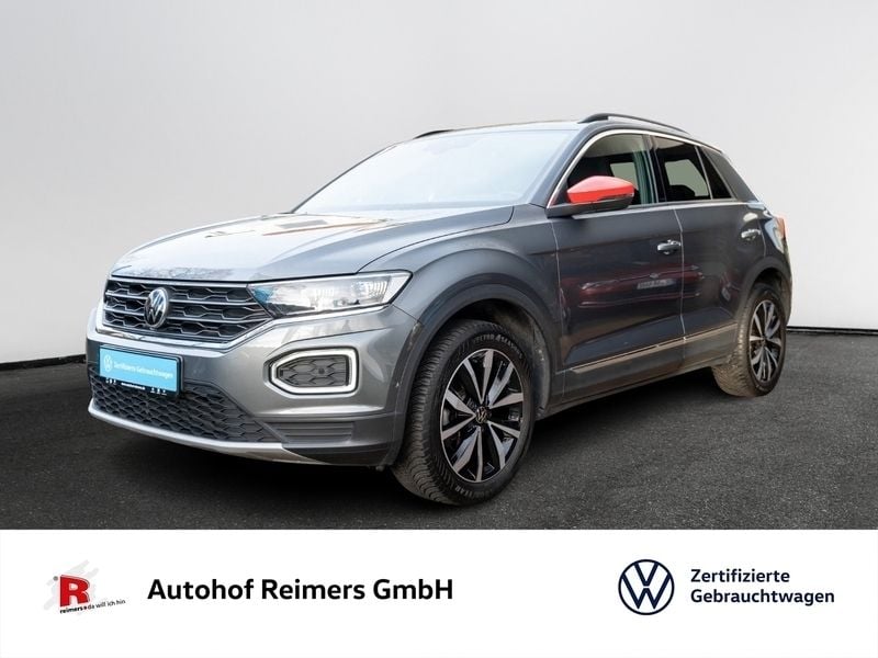 Indiumgrau metallic Gebraucht 2021 VW T-Roc Sportline SUV | 25.570 € (Guter Preis) - Bild 1/4