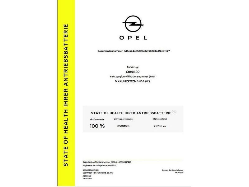 Gebraucht Opel Corsa-e Edition 100 kW (136 PS) 2022 Orange Kleinwagen