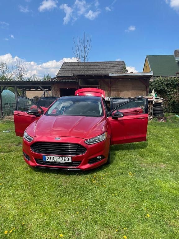 Rot Gebraucht 2013 Ford Fusion Limousine | 8.100 € - Bild 1/4