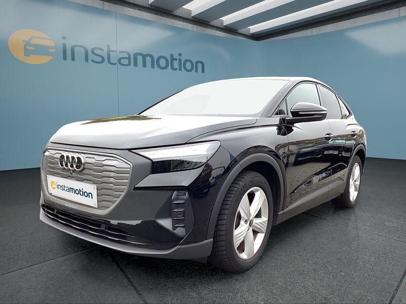 Schwarz Gebraucht 2021 Audi Q4 Sportback e-tron SUV | 24.399 € (Fairer Preis) - Bild 1/4
