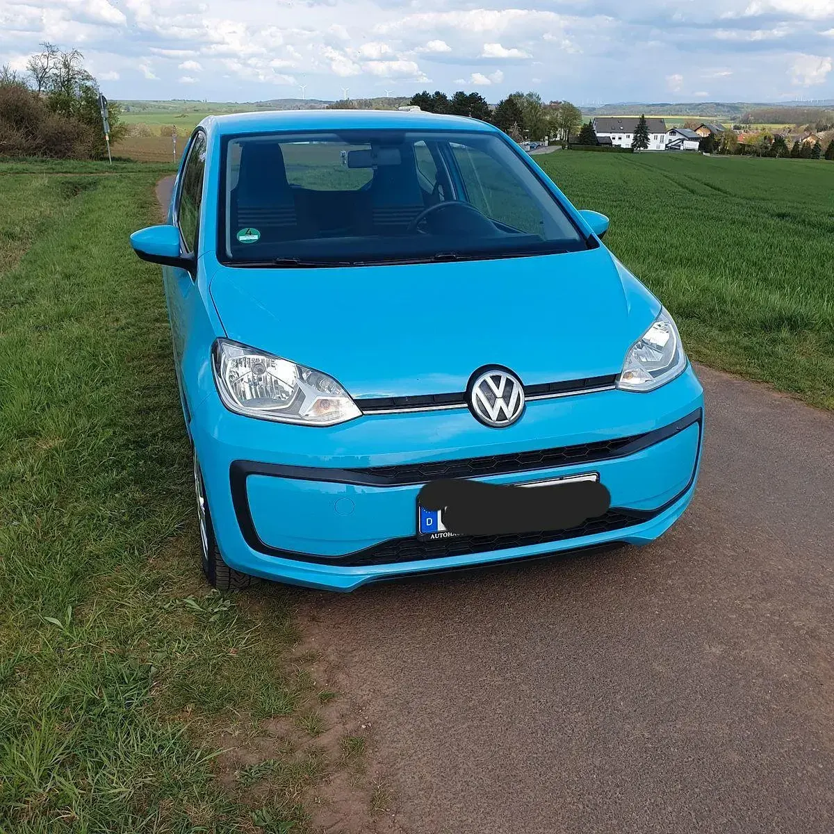 Usata VW up! 60 CV (44 kW) 2017 Blu Utilitaria