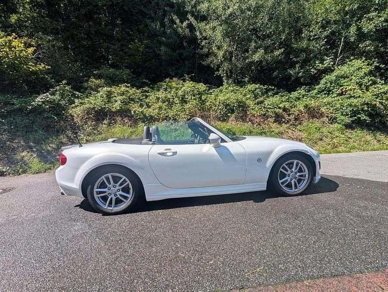 Gebraucht Mazda MX5 126 PS (92 kW) 2011 Weiß Cabrio