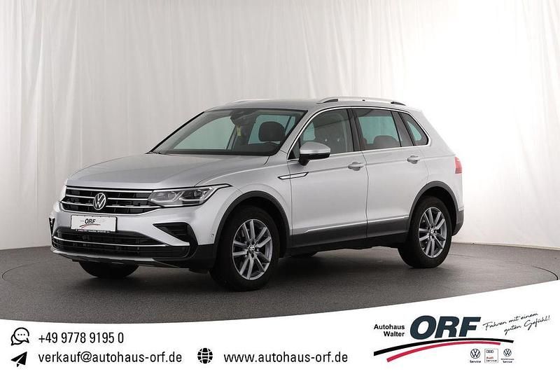 Silber Gebraucht 2022 VW Tiguan Elegance SUV | 32.890 € (Guter Preis) - Bild 1/4