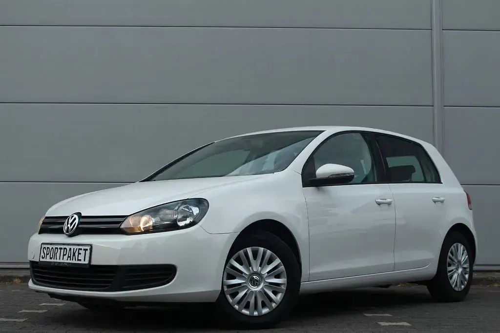 Gebraucht VW Golf VI Comfortline 80 PS (58 kW) 2009 Weiß Kleinwagen