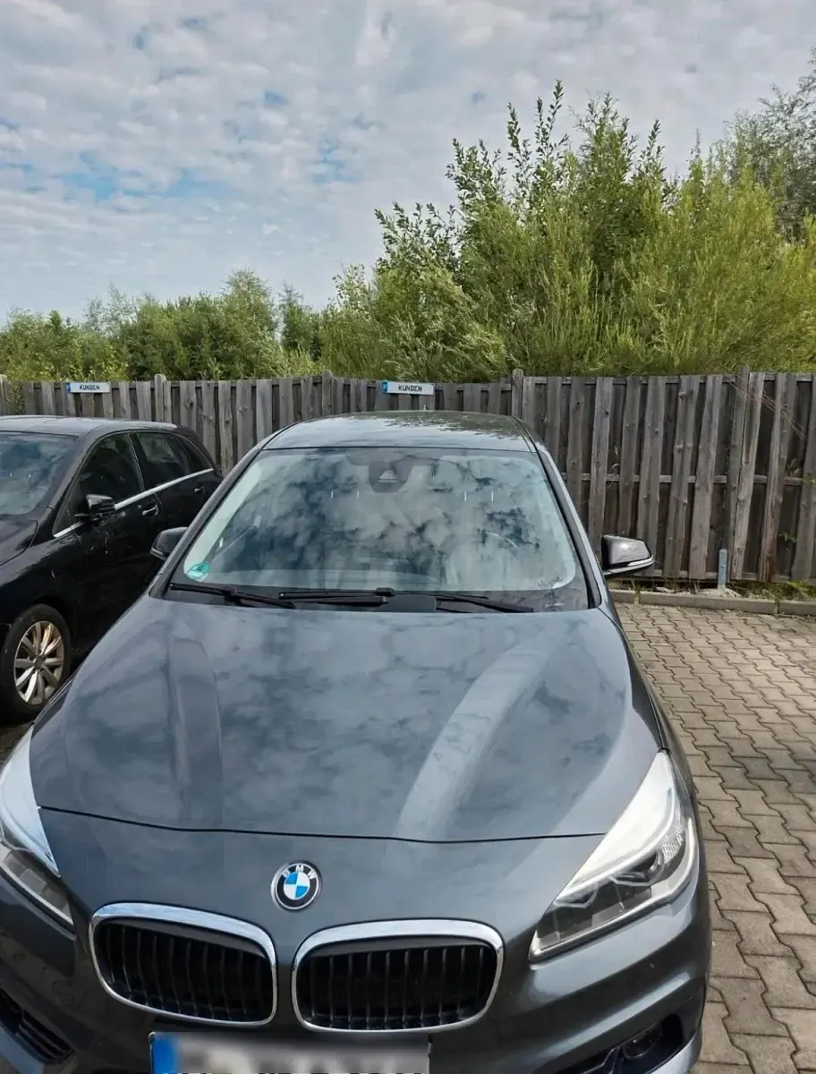 Gebraucht BMW 218 Gran Tourer 136 PS (100 kW) 2015 Grau Van / Kleinbus