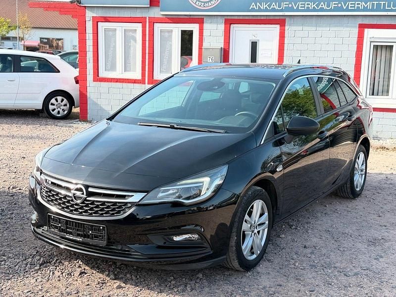 Gebraucht Opel Astra Business 110 PS (80 kW) 2017 Schwarz Kombi