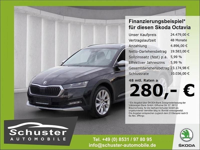 Schwarzmagic perleffekt Gebraucht 2021 Skoda Octavia Scout First Edition Kombi | 24.479 € (Fairer Preis) - Bild 1/4
