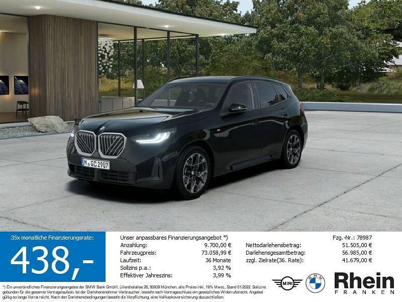 Schwarz Neu 2025 BMW X3 Efficient Dynamics SUV | 60.870 € (Superpreis) - Bild 1/4