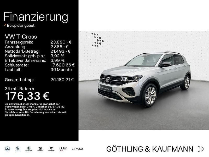 Gebraucht VW T-Cross Goal 116 PS (85 kW) 2025 Reflexsilber metallic SUV