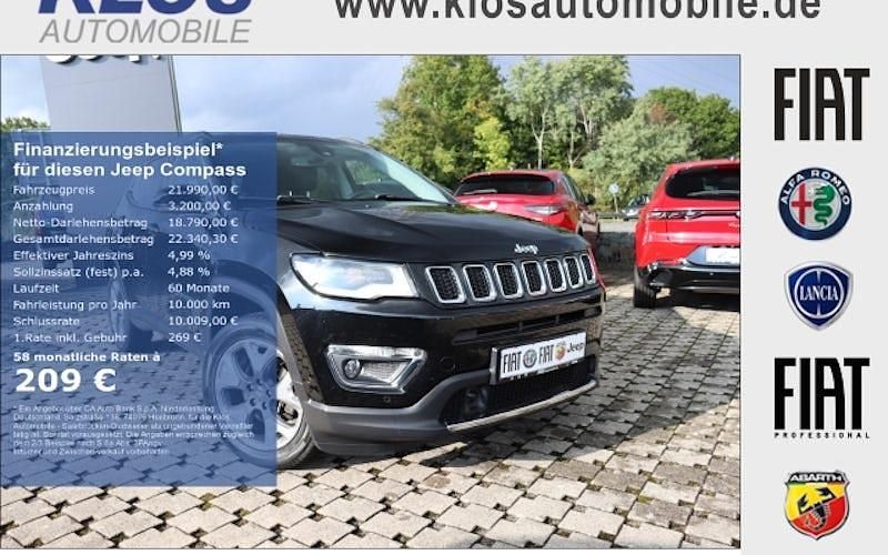 Schwarz Gebraucht 2020 Jeep Compass Limited SUV | 21.990 € (Etwas zu teuer) - Bild 1/4