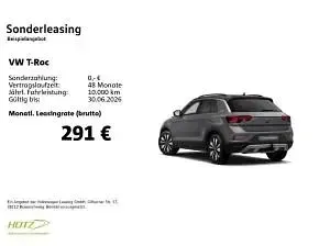 Gebraucht VW T-Roc Goal 150 PS (110 kW) 2025 Grau (indiumgrau metallic) SUV