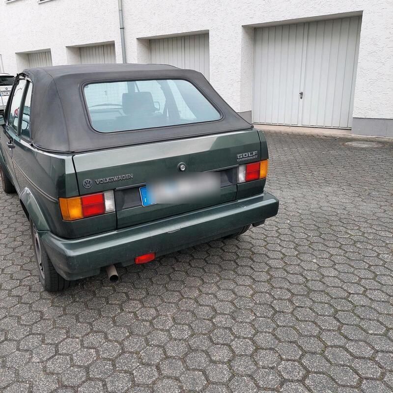 Grün Gebraucht 1991 VW Golf Cabriolet Karmann Cabrio | 6.800 € - Bild 1/4