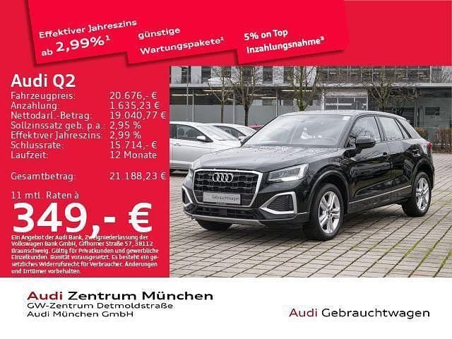 Schwarz Gebraucht 2022 Audi Q2 Advanced SUV | 20.167 € (Guter Preis) - Bild 1/1