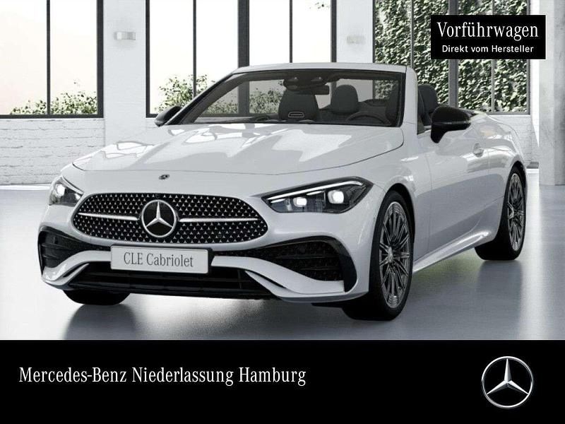 Manufaktur opalithweiß bright Gebraucht 2025 Mercedes CLE450 AMG Cabrio | 77.980 € (Teuer) - Bild 1/4